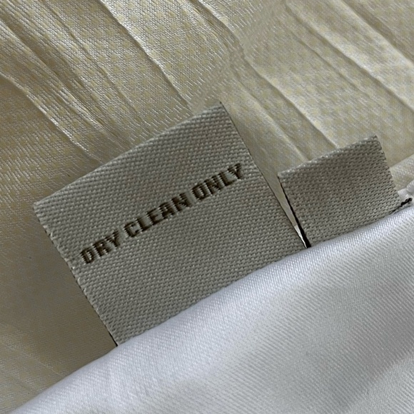 BOSTON PROPER | Ruched Sleeveless Cocktail Dress in Cream Ivory | Size 8 - Picture 10 of 10